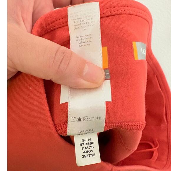 Lucy Powermax Sz XS X-Training Nylon Blend Sahara Sunset Capri Workout Leggings - Picture 8 of 8